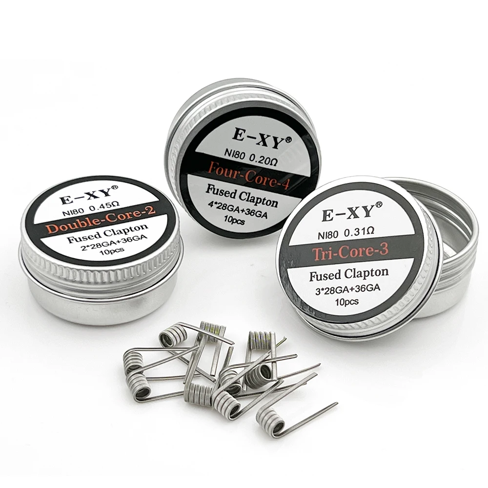 10pcs/box Ni80 Prebuilt Coil 2 - Vape Accessory ulasan dan harga