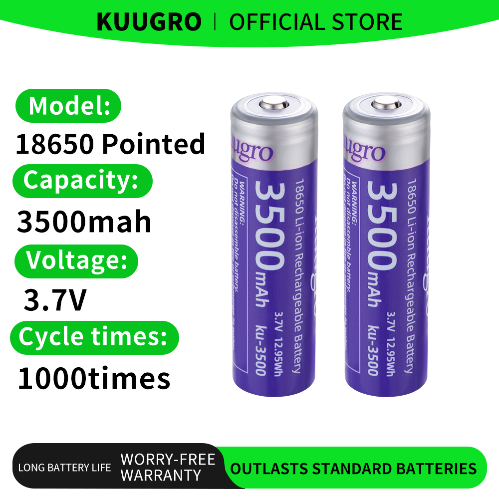 Kuugro Ku-3500 18650 Battery 3 - Vape Battery 18650 ulasan dan harga