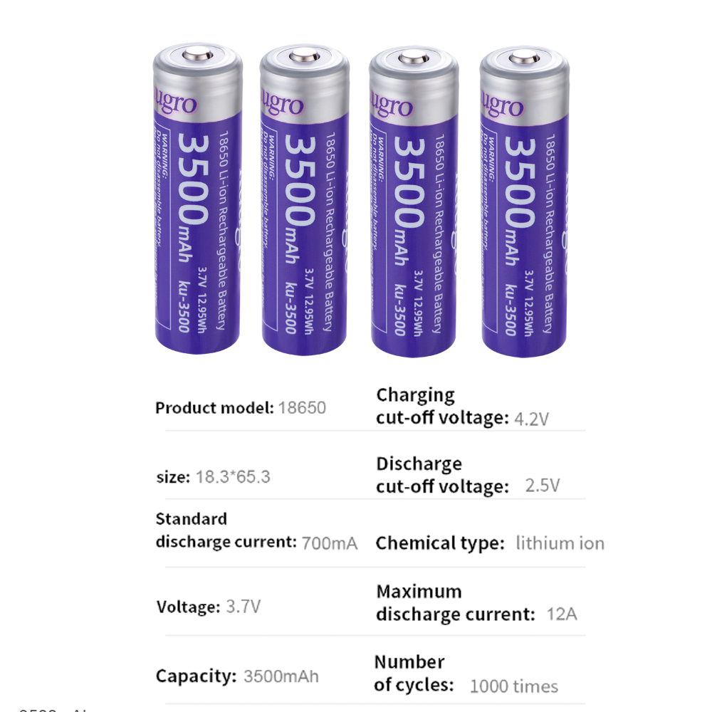 Kuugro Ku-3500 18650 Battery 3 - Vape Battery 18650 ulasan dan harga